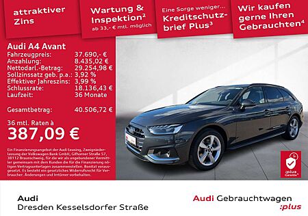 Audi A4 35 TDI advanced AHZV GRA LED Navi
