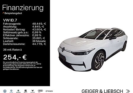 VW ID.7 Volkswagen Tourer Pro*WÄRMEPUMPE*IQ.LIGHT*AHK*KAMERA*P