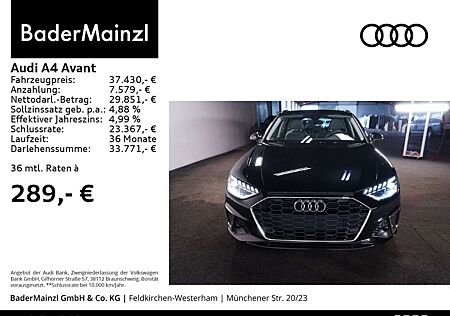 Audi A4 35 TFSI S tronic S line Navi ACC Leder