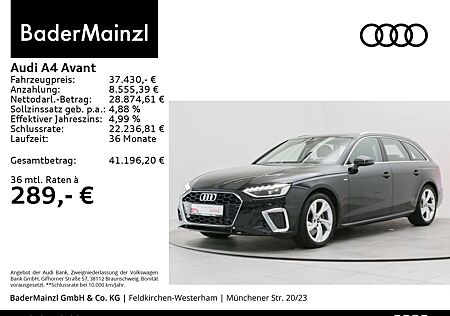 Audi A4 35 TFSI S tronic S line Navi ACC Leder