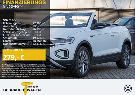 VW T-Roc Volkswagen Cabrio 1.5 TSI DSG MOVE IQ-Light Navi LM18