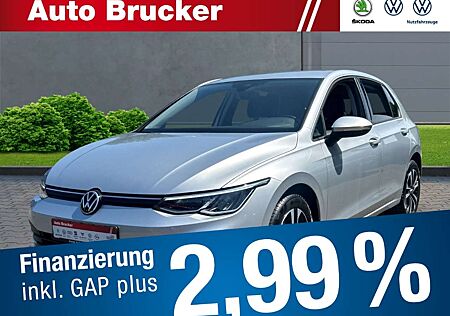 VW Golf Volkswagen VIII United 1.0 TSI LED+AHK+Navi+SHZ+3-Zonen-Klima