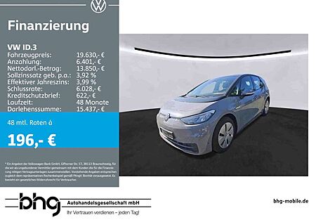 VW ID.3 Volkswagen Pro # BATTERIEZERTIFIKAT #Navi #Parksystem