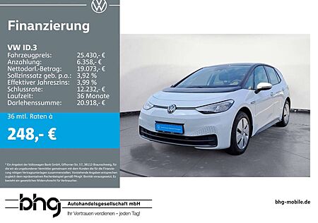 VW ID.3 Volkswagen Pro Performance Upgrade Wärmepumpe Kamera
