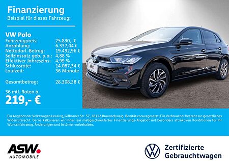 VW Polo Volkswagen Life 1.0 TSI DSG LED RFK VC SHZ PDC v/h Alu