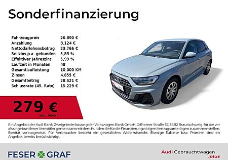 Audi A1 Sportback S-line 30 TFSI S tronic LED/Sitzhzg./VC/