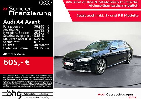 Audi A4 40 TDI quattro S-line LED/AHK/Head-up/K