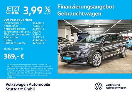 VW Passat Variant Volkswagen GTE 1.4 TSI Hybrid DSG Navi AHK