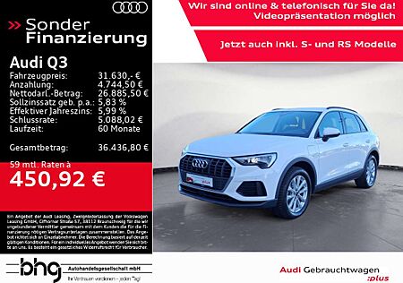 Audi Q3 45 TFSIe S-tronic AHK Virtual el.Heck Sitzhzg