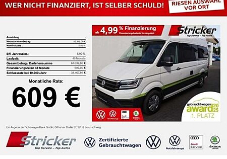 VW Crafter Volkswagen Grand California 600 2.0TDI DSG 609,-ohne Anzahlu