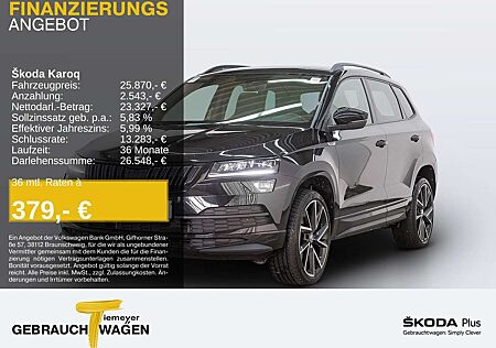 Skoda Karoq 1.5 TSI DSG SPORTLINE LED VIRTUAL LM19 AHK