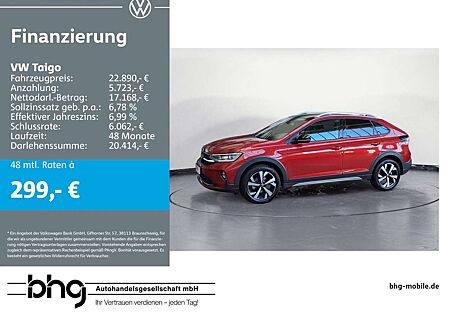 VW Taigo Volkswagen 1.0 TSI DSG Style *ACC*NAVI*VERKEHRSZEICHE