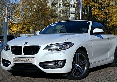 BMW 218 i Cabrio Sport Line Leder Bi-Xenon Navi PDC