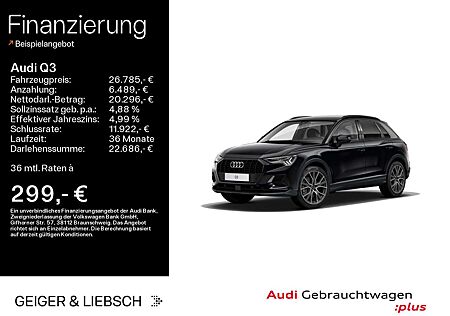 Audi Q3 35 TFSI S-LINE AHK+Matrix LED+ACC+Navi+20 Zol