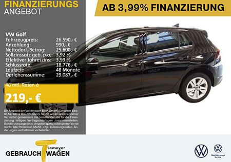 VW Golf Volkswagen 1.5 eTSI DSG LIFE LED+ INFOTAIN behMFL