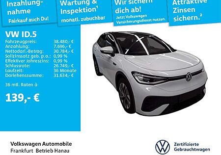 VW ID.5 Volkswagen Pro Performance Navi IQ.Light "Side Assist"
