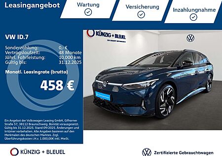 VW ID.7 Volkswagen Tourer GTX 4 M*Nav*AHK*Kam*Pano*Exterieurpa