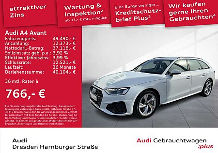 Audi A4 45TFSI quattro S line LED Navi Standhz.