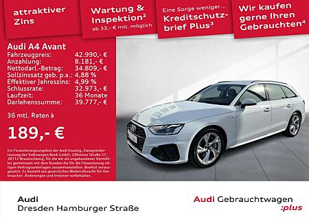 Audi A4 45TFSI quattro S line LED Navi Standhz.