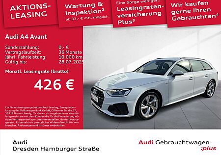Audi A4 45TFSI quattro S line LED Navi Standhz.
