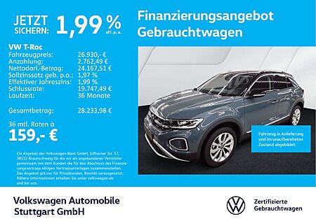 VW T-Roc Volkswagen Style 1.5 TSI DSG Navi AHK Tempomat