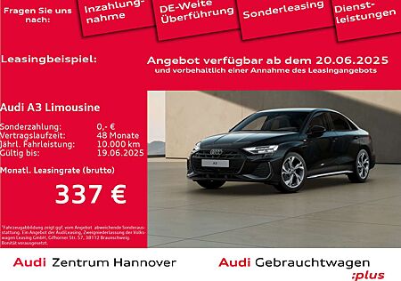 Audi A3 S line 30 TFSI LED virtual cockpit