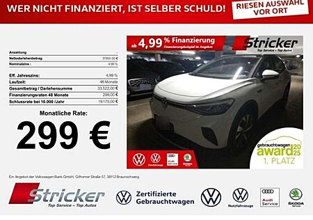 VW ID.4 Volkswagen Pro Performance 150/77 299,-ohne Anzahlung ACC Ka