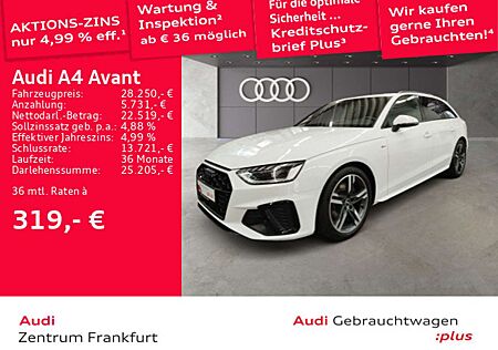 Audi A4 35 TFSI S tronic S line LED Navi Panora