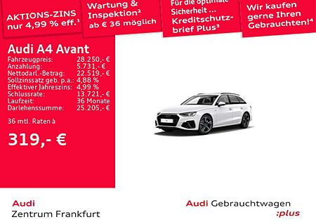 Audi A4 35 TFSI S tronic S line LED Navi Panora