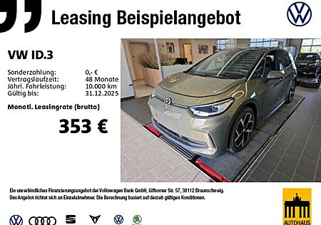 VW ID.3 Volkswagen Pro S *IQ-MATRIX*ACC*360°*AR-HuD*NAV*SHZ*