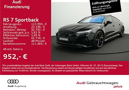 Audi RS7 *UPE 176T€ V/max.305*KERAMIK*22"*