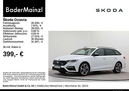 Skoda Octavia Combi RS 2.0 TSI DSG AHK Pano HUD Navi