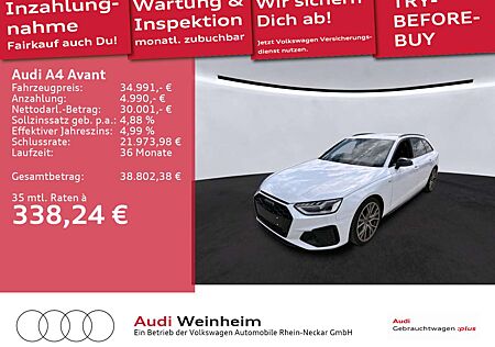 Audi A4 40 TFSI Edition S-Line competition-plus