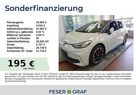 VW ID.3 Volkswagen Pro 150 kW 62kWh ACC