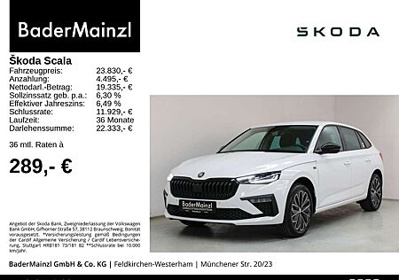 Skoda Scala 1.0 TSI Virtual Keyless ACC Kam SHZ Matrix