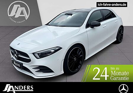 Mercedes-Benz A 250 AMG+MBUX+Night+Pano+M-BEAM+SHZ+PDC+Tempom.