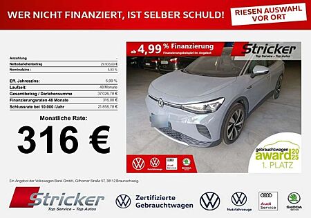 VW ID.4 Volkswagen Pro Performance 150/77 316,-ohne Anzahlung Navi A