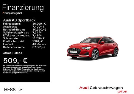Audi A3 35 TFSI S-LINE*NAVI-PLUS*KAMERA*AHK