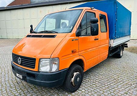 VW LT Volkswagen Pritsche 46 Doppelkabine 6 Sitze Atlas-Kran