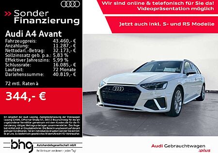 Audi A4 40 TDI quattro S-Line AHK Sportsitze