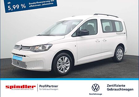 VW Caddy Volkswagen Life / 5-Sitzer, AppConnect, RFK, SHZ, PDC