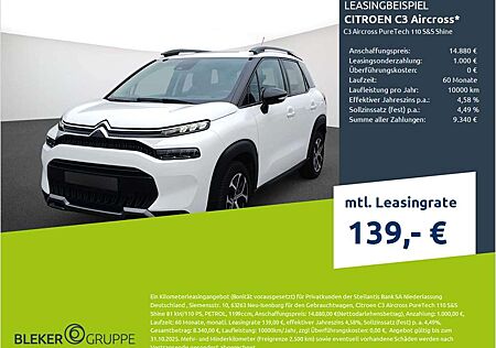 Citroën C3 Aircross gebraucht kaufen Citroën C3 Aircross Citroen PureTech 110 S&S Shine