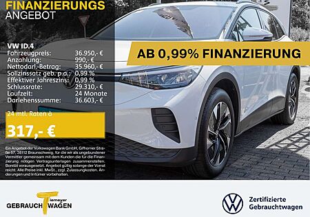 VW ID.4 Volkswagen PRO 286 PS NAVI WÄRMEPUMPE KAMERA SITZHZG