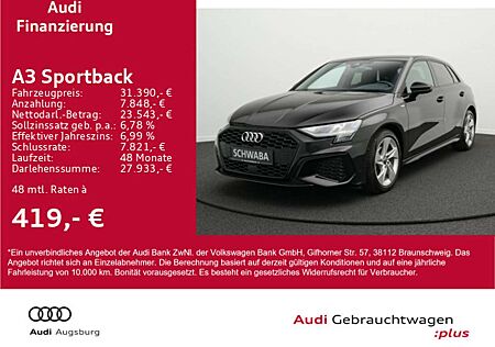 Audi A3 S line 35 TFSI *ACC*VIRTUAL*8-fach