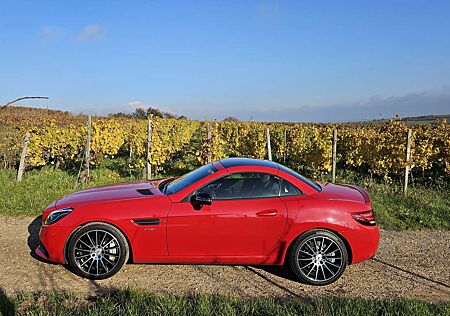 Mercedes-Benz SL 43 AMG SLC 43 AMG Cabrio-Traum in Feueropal Rot