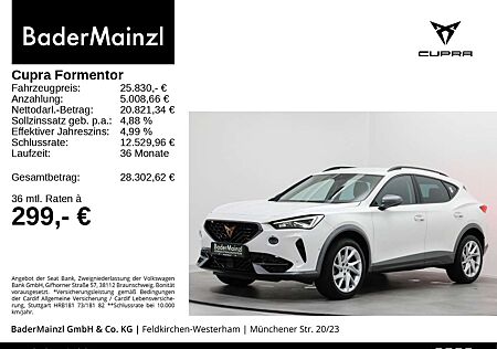 Cupra Formentor 1.5 TSI LED Carplay SHZ Kamera ACC Alu