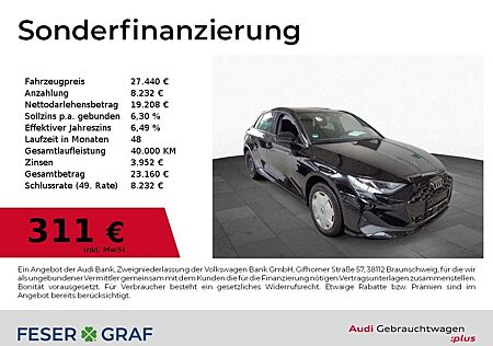 Audi A3 gebraucht kaufen Audi A3 30 TFSI S tronic SmartphoneI,PDC,Sitzhzg