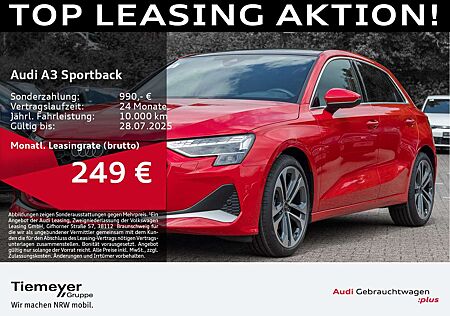 Audi A3 30 TFSI S LINE PANO LM18 SONOS HuD