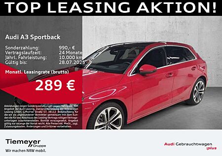Audi A3 30 TFSI S LINE PANO LM18 SONOS HuD