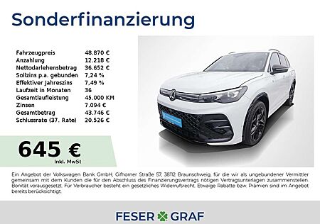VW Tiguan Volkswagen 2.0 TDI 4M R-Line Black 360° AHK Sitzh.